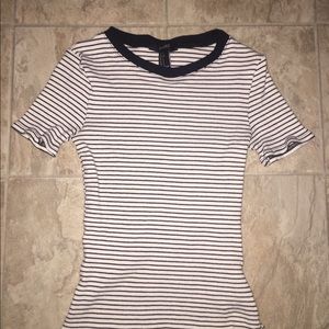Stripped tight fitting shirt from forever 21